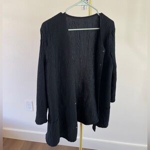 Textured business sweater